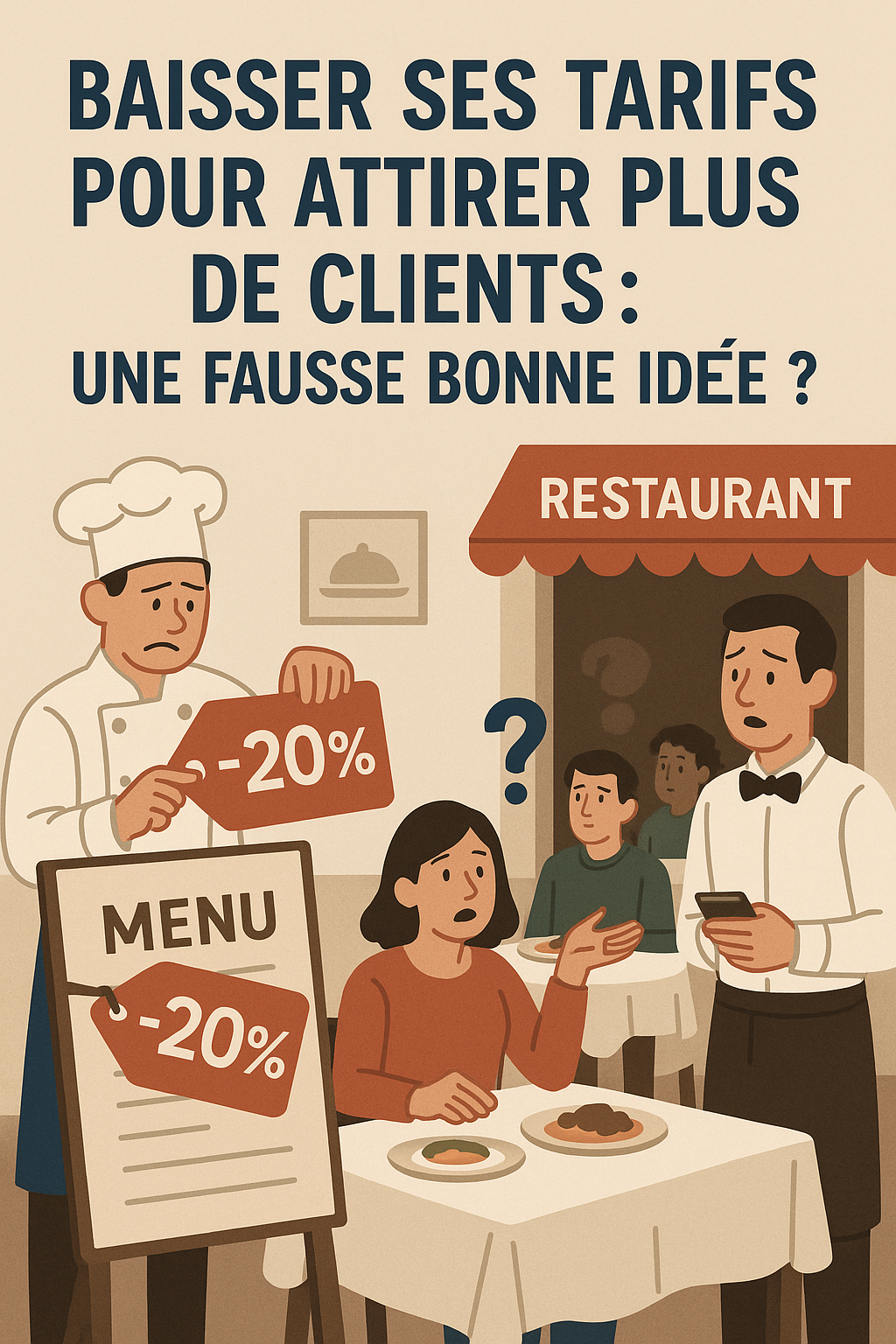 Baisser ses tarifs pour attirer plus de clients : une fausse bonne idée ?